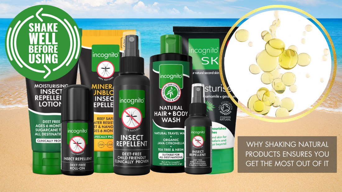 Shake 'n Protect: Shake your Shampoo, Sunblock and Spray for Better Protection!