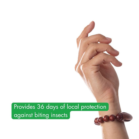 NEW Long-Lasting Wooden Insect Repellent Bracelet