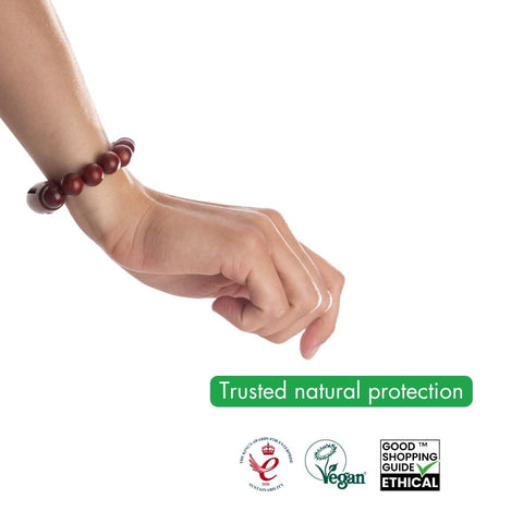NEW Long-Lasting Wooden Insect Repellent Bracelet