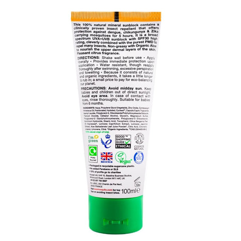 Award-Winning Mineral Sunblock & Insect Repellent 100ml