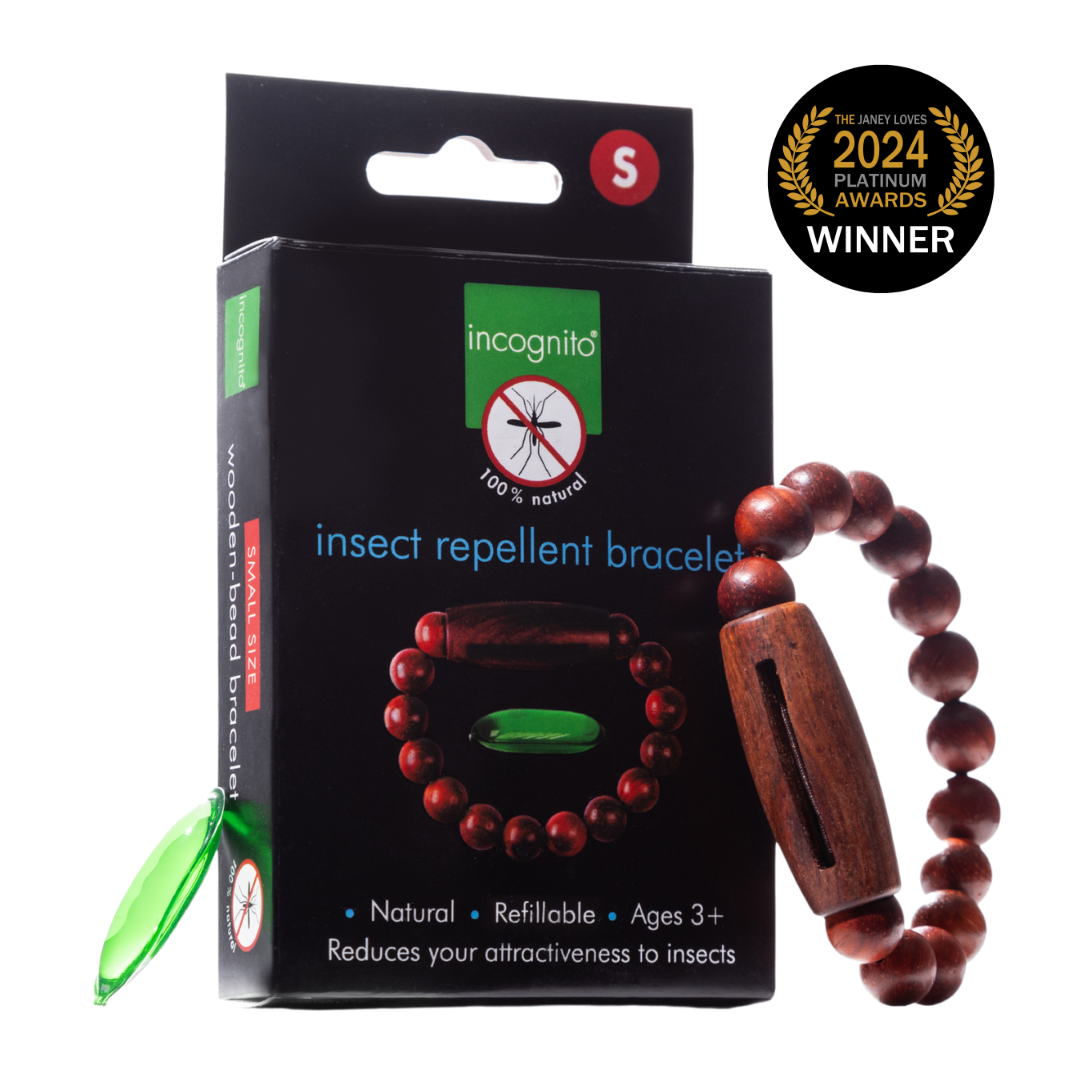 NEW Long-Lasting Wooden Insect Repellent Bracelet