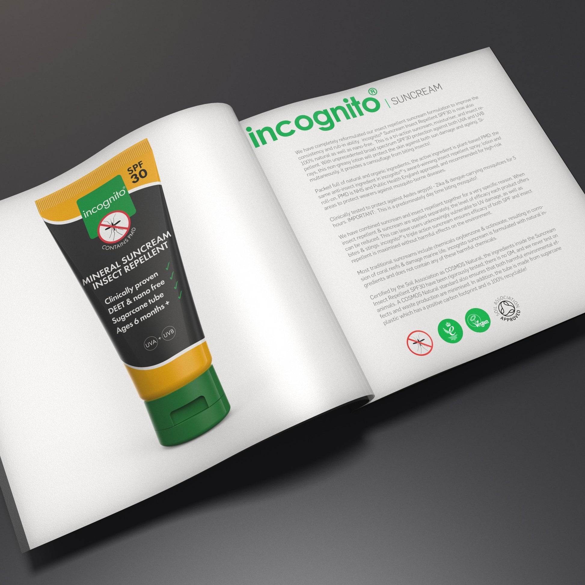 ** New Improved Formulation Suncream & Insect Repellent SPF30 100ml - Less Mosquito