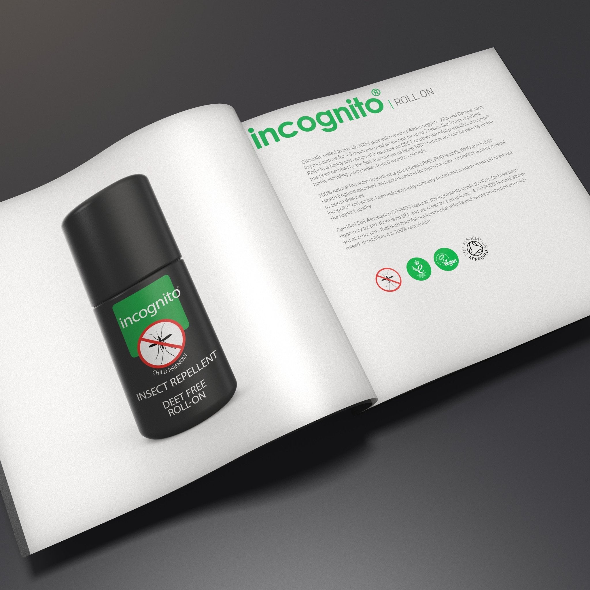 Insect Repellent Roll On incognito Less Mosquito